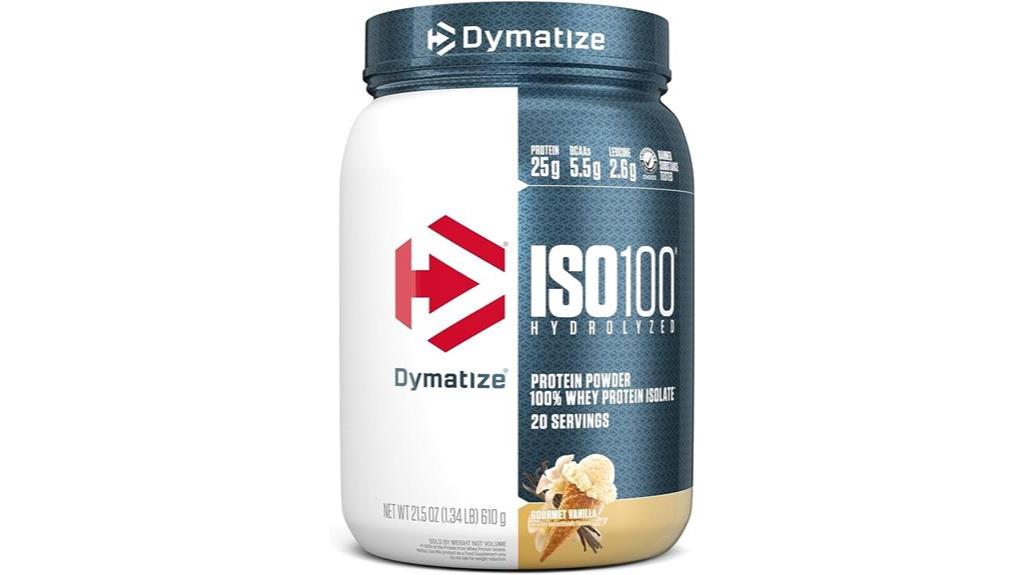 iso100 hydrolyzed protein powder